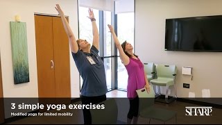 3 Simple Yoga Exercises [upl. by Philander562]