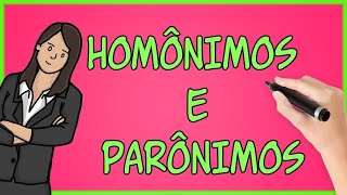 O que são Homônimos e Parônimos Aula com Exemplos [upl. by Nomolos]