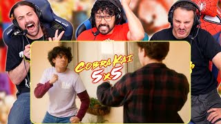 COBRA KAI 5x5 REACTION Season 5 Episode 5 Breakdown amp Review quotExtreme Measuresquot  Miguel Vs Robby [upl. by Aicatsana]