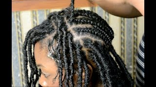 No Cornrows Crochet Locs  TWO DETAILED METHODS SHOWN Nu Locs [upl. by Dorita]