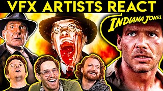 VFX Artists React to Bad amp Great INDIANA JONES CGi [upl. by Tjaden255]