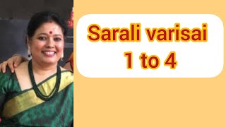 Sarali Varisaigal 1 to 4 singalong practice [upl. by Lehcsreh]