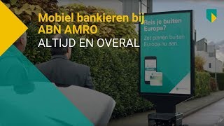 Mobiel bankieren bij ABN AMRO  altijd en overal [upl. by Mccollum]