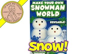 Make Your Own Snowman World  Make Snowballs Igloos amp More [upl. by Nyladnek452]