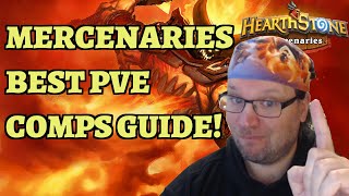 Hearthstone Mercenaries BEST PvE Teams Comps Decks Tier List Guide September 2022 [upl. by Ratna]