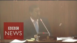 Taliban attack Moment bomb hits Afghan parliament  BBC News [upl. by Einwat]