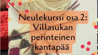 Villasukan perinteinen kantapää a’la Kaapelimaista [upl. by Aehsrop352]