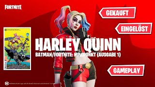 REBIRTH HARLEY QUINN SKIN ERHALTEN 🆕 Code eingelöst  Gameplay harleyquinn comic batman fortnite [upl. by Adnomal811]