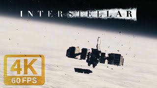 Interstellar Docking Scene in 4k 60FPS OT AI Upscale [upl. by Loftus150]