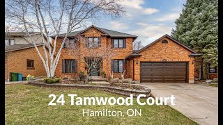 24 Tamwood Court Stoney Creek ON [upl. by Suiratnauq]