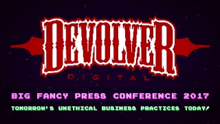 FULL Devolver Digital Press Conference  E3 2017 [upl. by Rehpretsirhc]