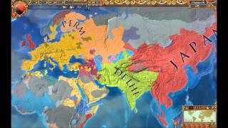 EU4 Free For All Timelapse with Global Western Tech [upl. by Irehj]