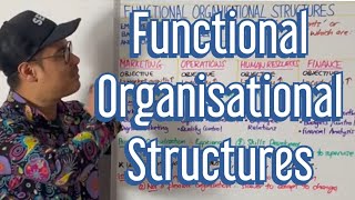 Functional Organisational Structures  A Level Business [upl. by Nalid]