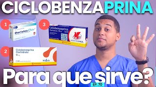 CICLOBENZAPRINA PARA QUE SIRVE  3 COSAS  MEDICAMENTOS [upl. by Berthold399]