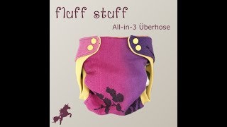 fluff stuff V2  Ai3 Windel nach fluff store eBook nähen [upl. by Eicul632]