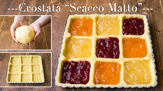 Crostata Scacco Matto alla Marmellata  Crostata con Decorazione Colorata e Facile  55Winston55 [upl. by Hadeis]