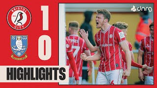 DICKIE SCORES VITAL WINNER 💥 Bristol City 10 Sheffield Wednesday  Highlights [upl. by Dona]