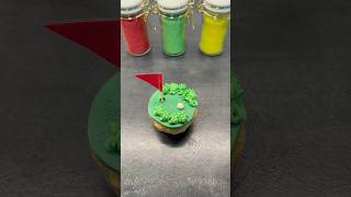 Golf Cupcake ⛳️🏌️‍♀️golf shortsfeed cupcake cupcakedecorating sports [upl. by Nurav]