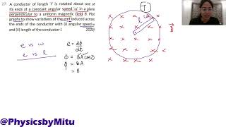 Motional EMF E  blv EMI Class 12 Physics Practice questions [upl. by Fernand]