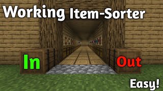 Minecraft Sorting System Easy [upl. by Arlette]