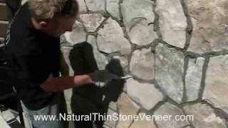 Natural Stone Veneer Grouting [upl. by Nedyah]