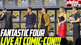 Fantastic Four Cast amp Fantasticar FULL VIDEO At Marvel Hall H  SDCC 2024 [upl. by Deanna]