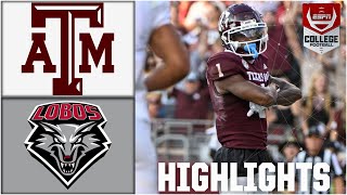 🔥 TDS GALORE 🔥 New Mexico Lobos vs Texas AampM Aggies  Full Game Highlights [upl. by Aineles]