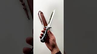 long blade handmade folding knife foldingknife handmade [upl. by Ahsinyt]