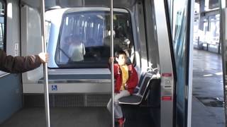 Erics AirTrain Ride in SFO 112214 Part 2 [upl. by Yk638]