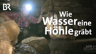 Eine Höhle im Berg Unterirdische Wasserwelt der Pegnitz  Wir in Bayern  BR [upl. by Hsihsa]