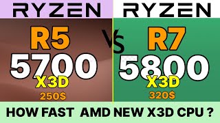 R5 5700X3D VS R7 5800X3D VS R7 8700G VS R7 7700X VS İ5 14600K RYZEN R5 5700 X3D GAMİNG BENCHMARK [upl. by Cochran795]