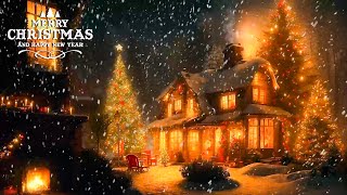 Peaceful Instrumental Christmas Music  Relaxing Christmas music quotSnowy Christmas Nightquot [upl. by Ellened]