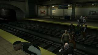 Grand Theft Auto IV  PC  Subway That was close 1080P HD [upl. by Tarkany]