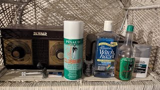 Merkur 37C Slant RazorPinaud Clubman Shaving Foam amp After Shave Lotion [upl. by Anaidiriv]