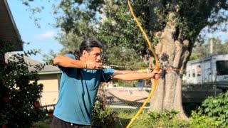 Sinew backed snaky osage orange reflex deflex bow [upl. by Agni]