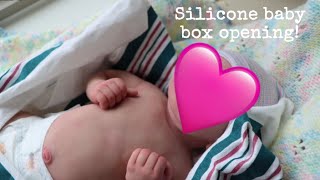 Authentic Full Body Silicone Baby Box Opening 📦🩷 [upl. by Ruscher]