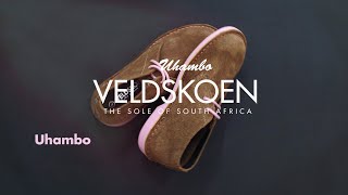 Veldskoen Vellies Pink Sole Uhambo Genuine Leather Chukka Desert Shoe Handmade In South Africa [upl. by Anivla626]