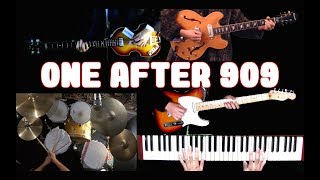 One After 909  Guitars Bass Drums and Keyboards  Instrumental Cover [upl. by Nagorb2]