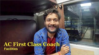 AC First Class Coach Look AC First Class Coach Review  AC First Class Journey by Indian Railway [upl. by Ialohcin]