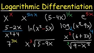 Logarithmic Differentiation of Exponential Functions [upl. by Kravits]