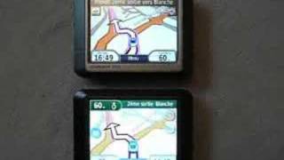 Garmin nüvi 255 vs 250  Smoother Display [upl. by Paulsen119]