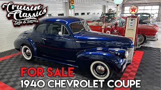 1940 Chevrolet Coupe For Sale  Cruisin Classics [upl. by Abbotsen]