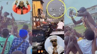 Wizkid Is Small Am Bigger Portable Claims After Seeing Wizkid Share 100 Million In Surulere [upl. by Attener98]