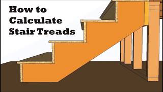 How to calculate stair treads rise and run stringer layout [upl. by Campbell211]