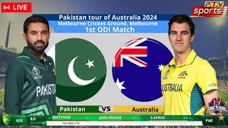 🔴 Live Pakistan Vs Australia– 1st ODI Match Live  PAK Vs AUS Live Match Today cricket pakvsaus [upl. by Blen]