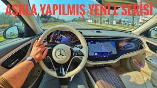 2024 Mercedes E220d 4Matic Test Sürüşü I Yeni E Serisi I Manifold Günlüklerim [upl. by Damek]