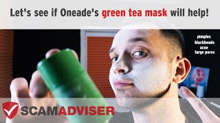 I tried Oneews Green Tea Mask Review Does Pore Cleaner Stick Deep Cleanse Work Eelhoe Check [upl. by Panaggio]