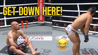 The MOST EXCITING Fight in ONE 😂 Masakazu Imanari vs Dae Hwan Kim [upl. by Llenrrad]