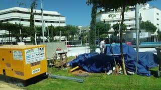 Dizengoff Square Tel Aviv renovation update 1892018 [upl. by Kayne529]