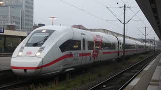 ICE 9212 quotNationaler Partner der UEFA Euro 2024quot Vertrekt uit station Hannover hbf [upl. by Raskind]